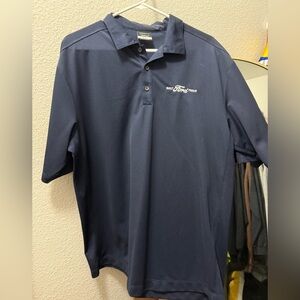 Nike Blue Polo Shirt Classic Design